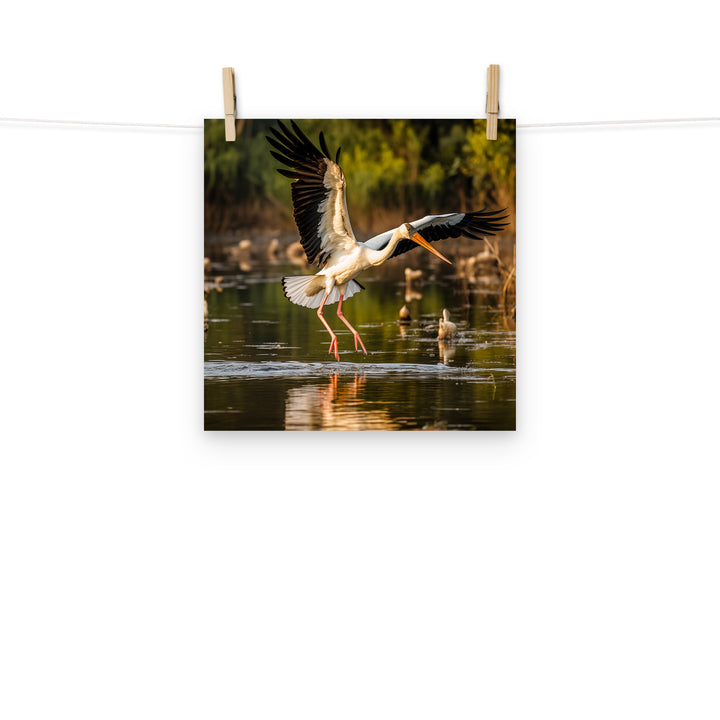 Stork Photo paper poster - PosterfyAI.com