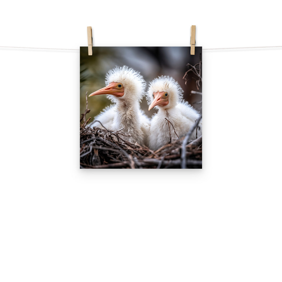 Stork Photo paper poster - PosterfyAI.com