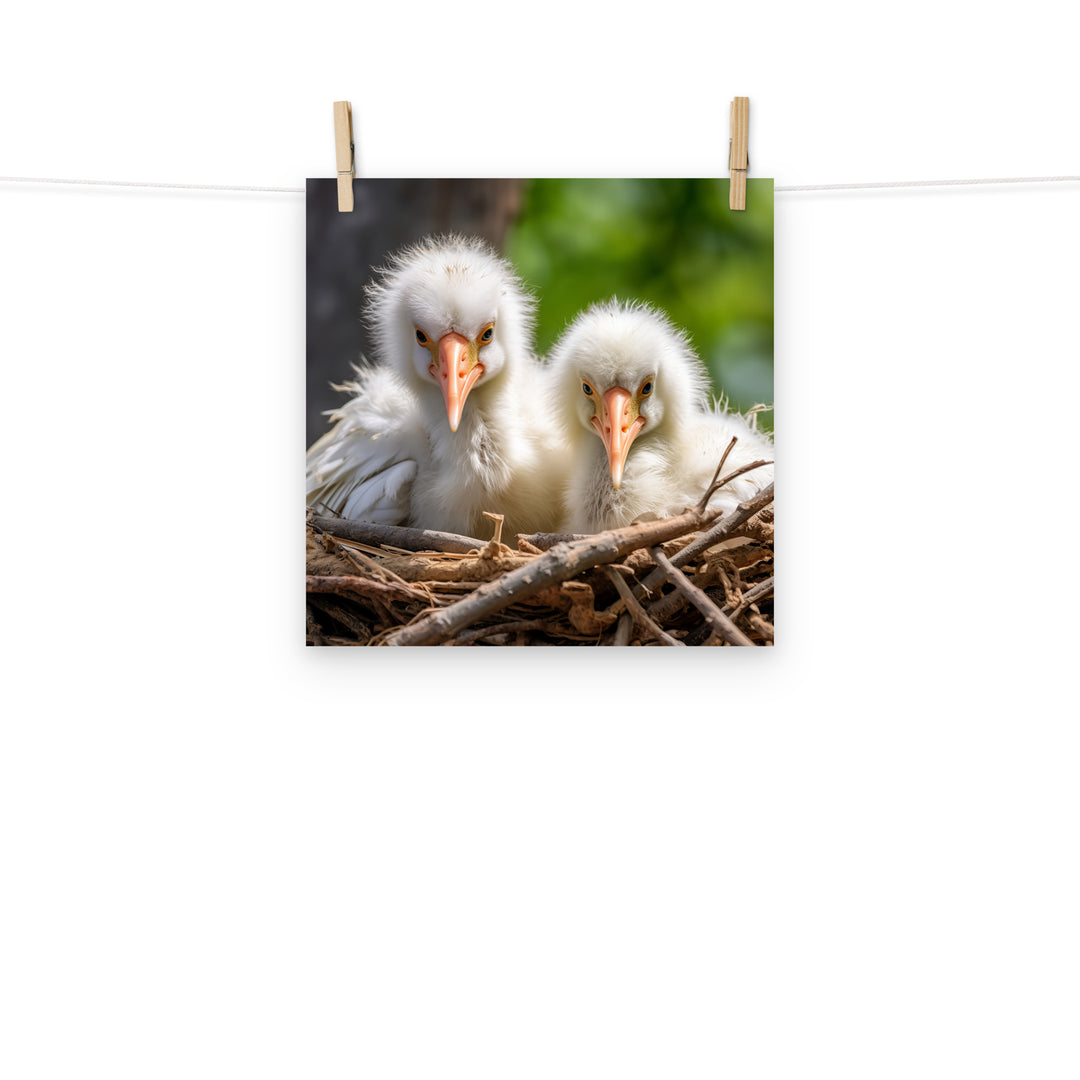 Stork Photo paper poster - PosterfyAI.com