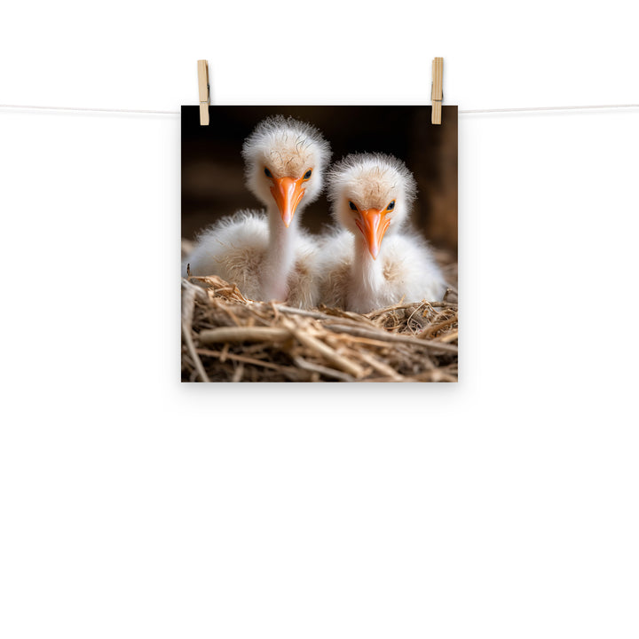 Stork Photo paper poster - PosterfyAI.com