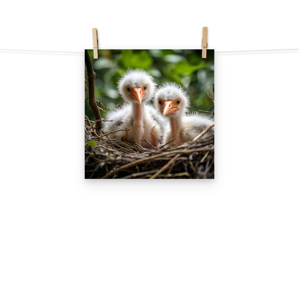 Stork Photo paper poster - PosterfyAI.com