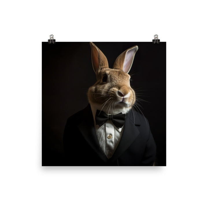 Beveren Bunny Photo paper poster - PosterfyAI.com