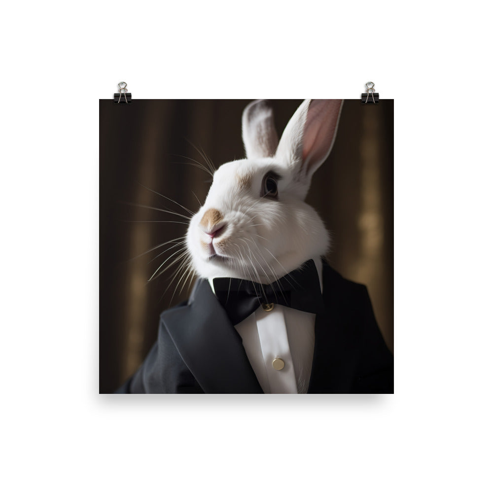 Beveren Bunny Photo paper poster - PosterfyAI.com