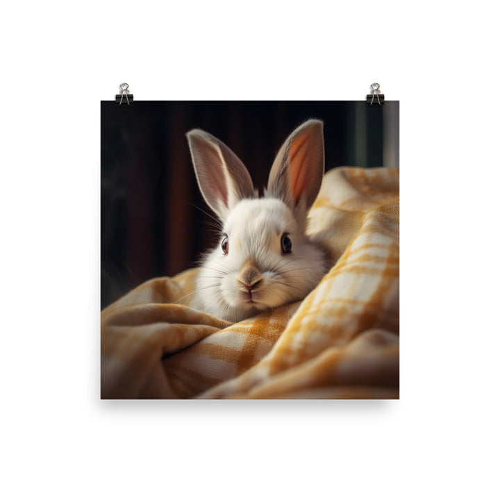Beveren Bunny Photo paper poster - PosterfyAI.com