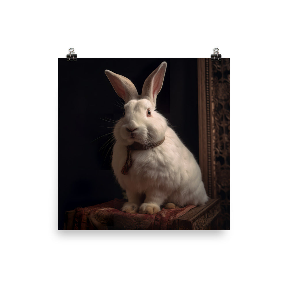Beveren Bunny Photo paper poster - PosterfyAI.com
