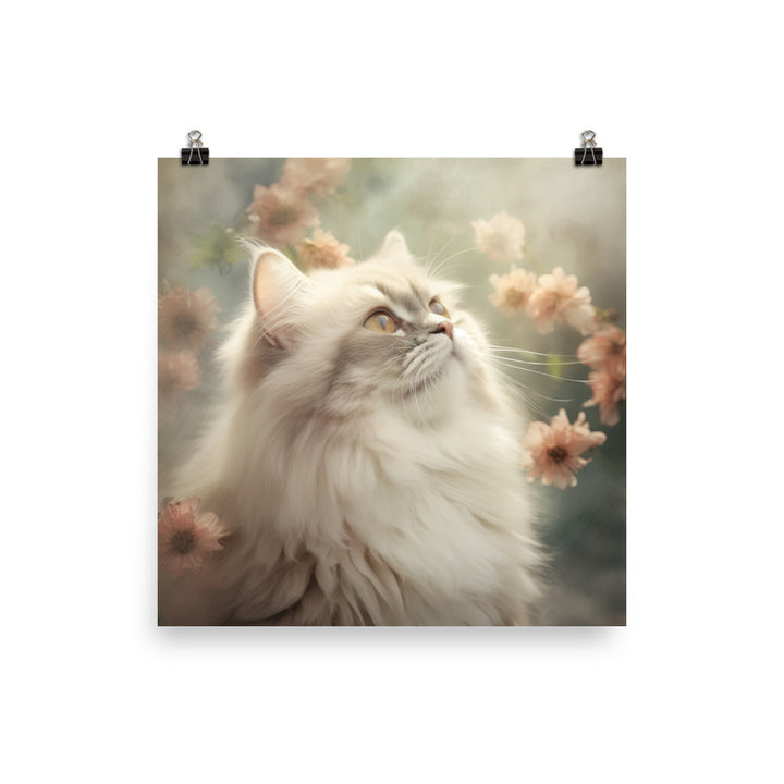 Serene World of Himalayan Kittens Photo paper poster - PosterfyAI.com