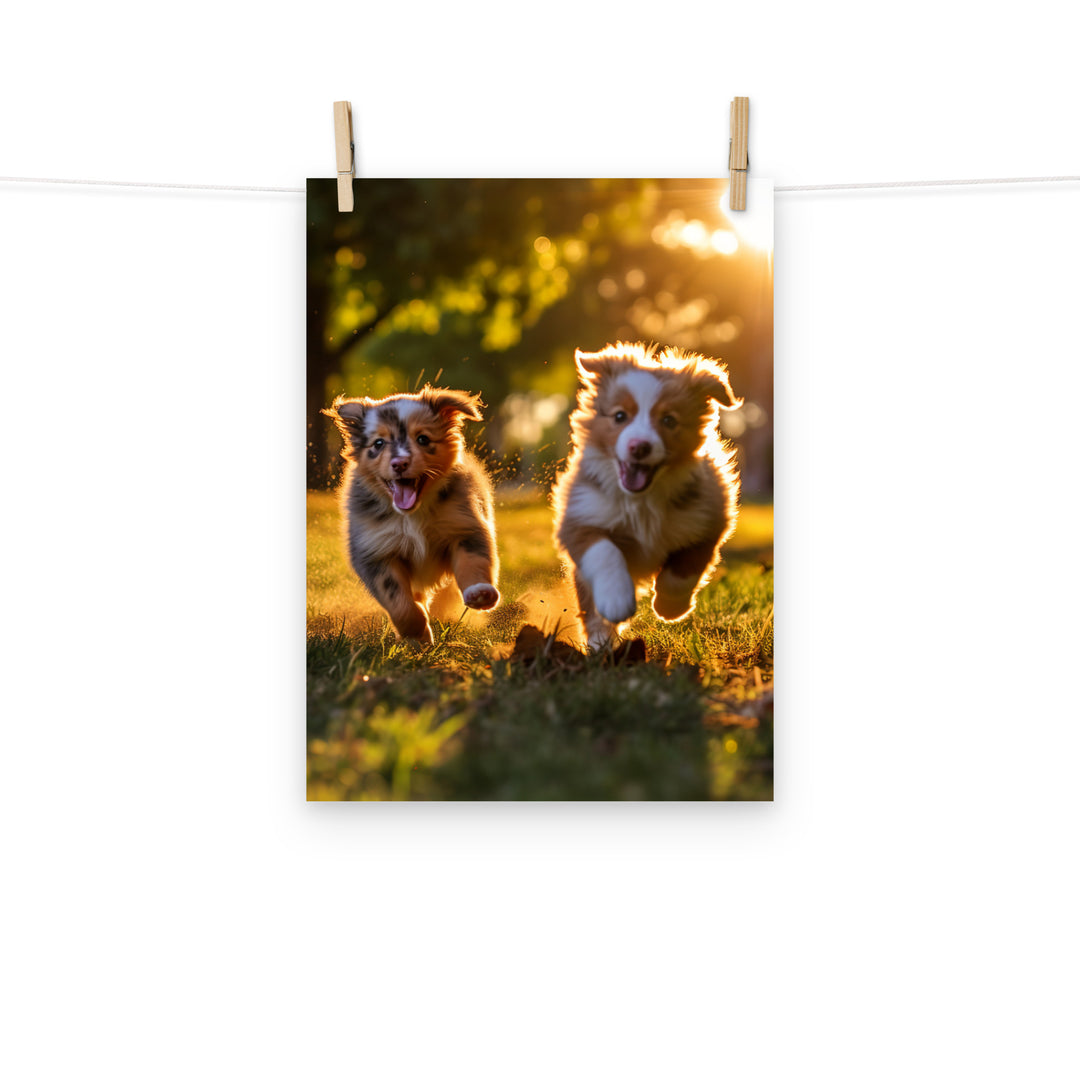 Australian Shepherd Photo paper poster - PosterfyAI.com