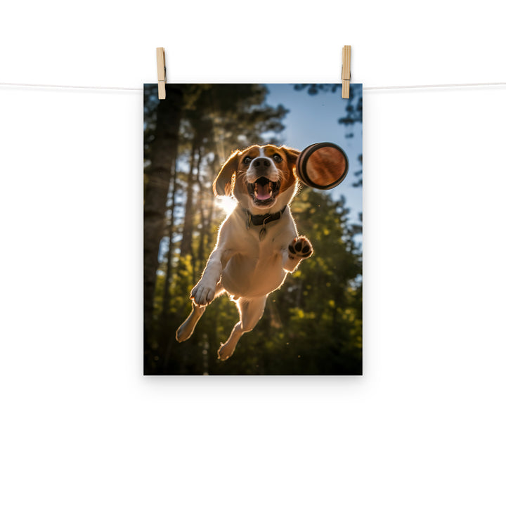 Beagle Photo paper poster - PosterfyAI.com