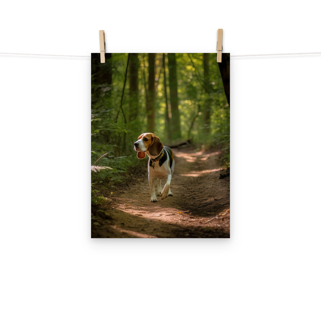 Beagle Photo paper poster - PosterfyAI.com