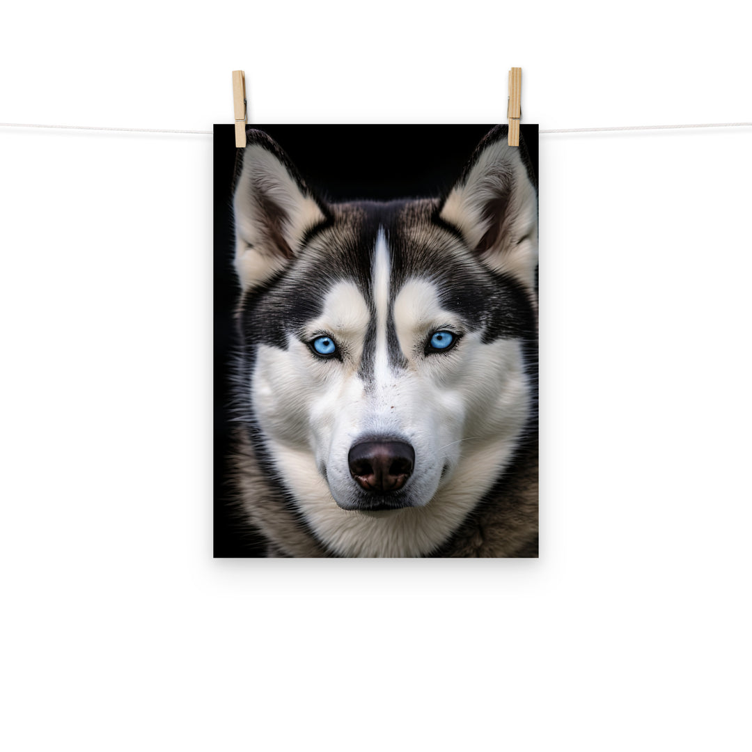 Siberian Husky Photo paper poster - PosterfyAI.com