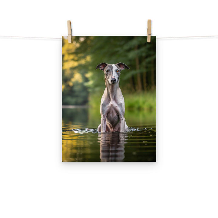 Whippet Photo paper poster - PosterfyAI.com