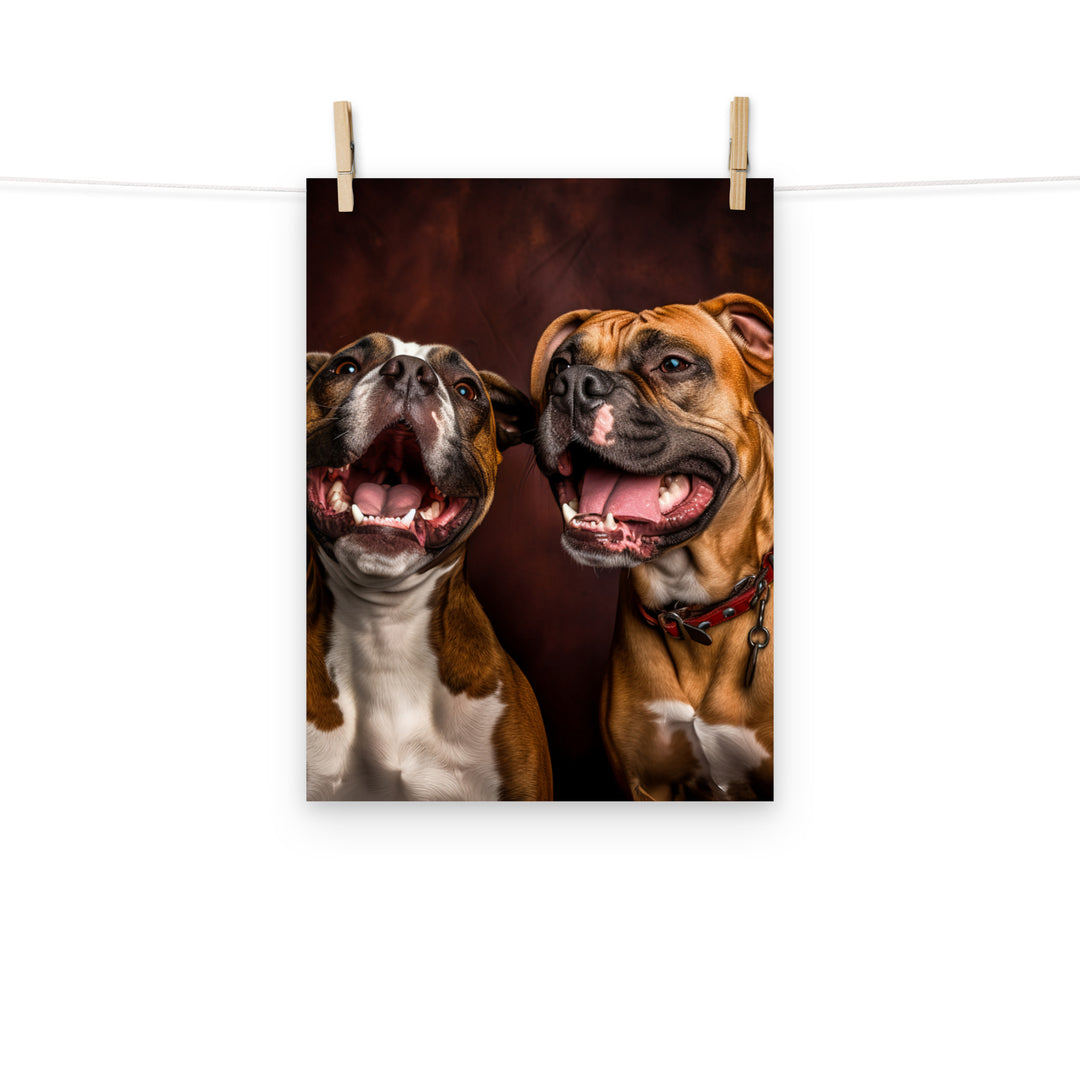 Boxer Photo paper poster - PosterfyAI.com