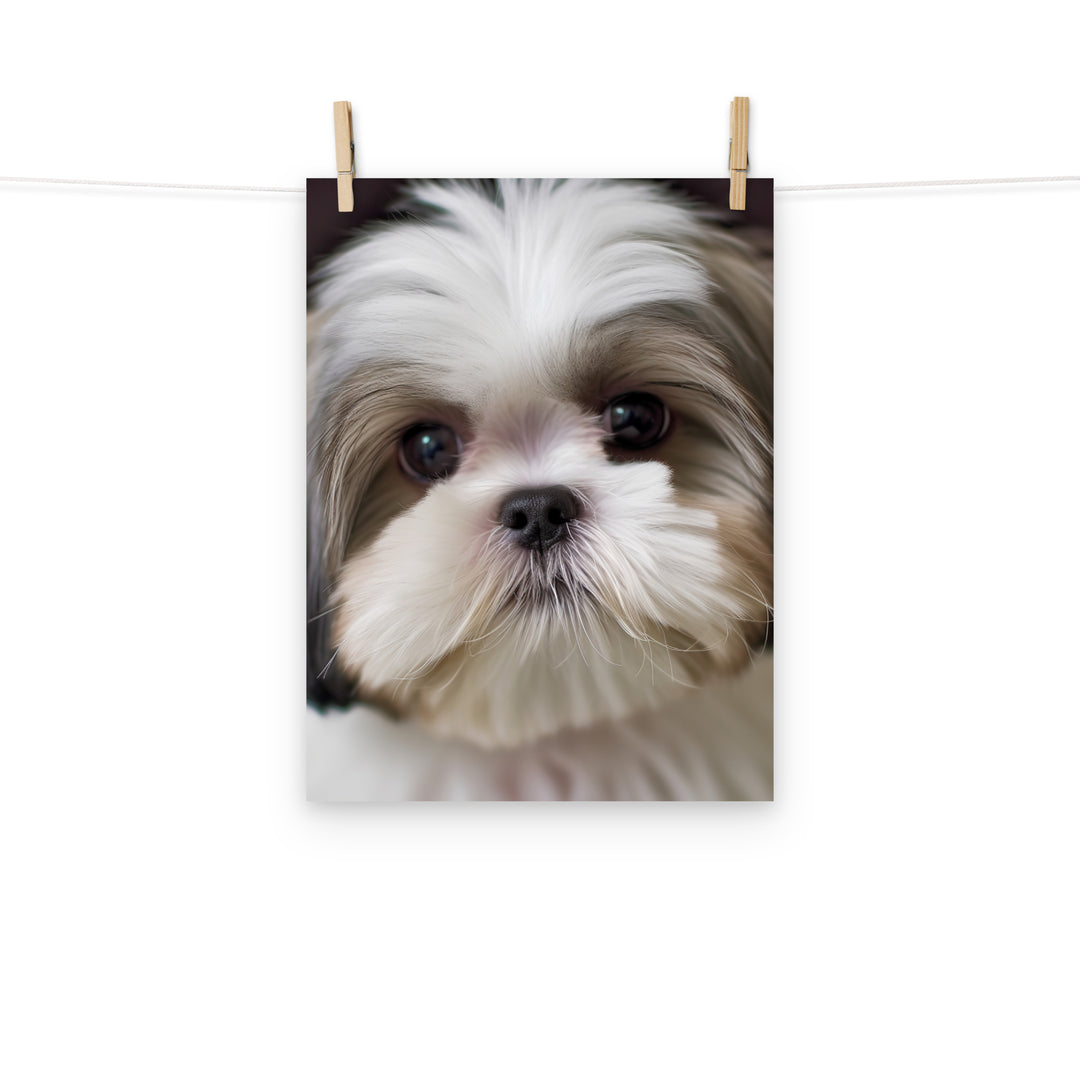 Shih Tzu Photo paper poster - PosterfyAI.com