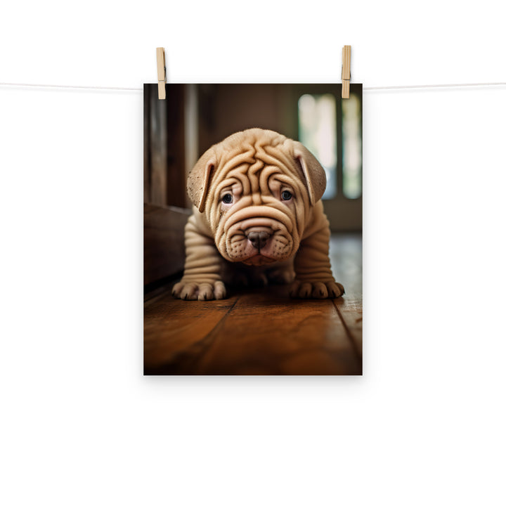 Shar Pei Photo paper poster - PosterfyAI.com