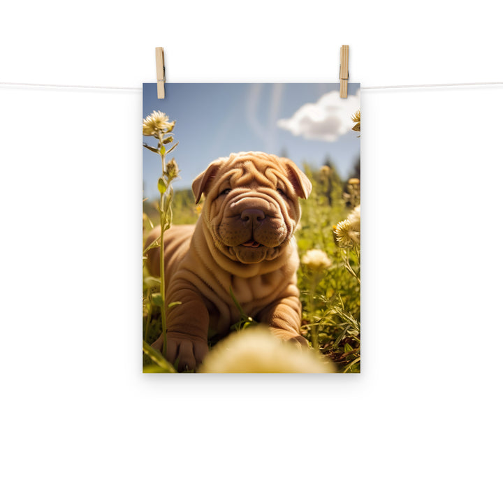 Shar Pei Photo paper poster - PosterfyAI.com