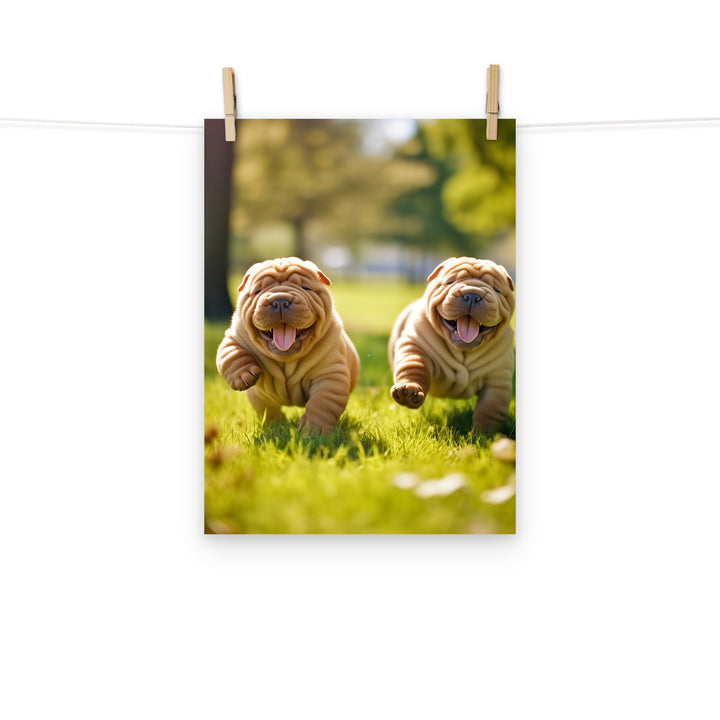 Shar Pei Photo paper poster - PosterfyAI.com