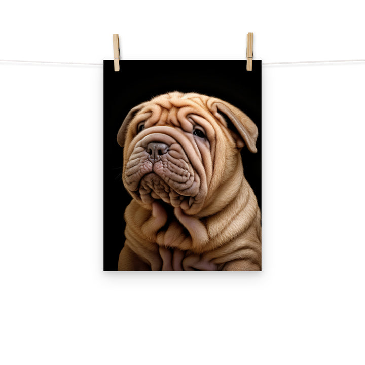 Shar Pei Photo paper poster - PosterfyAI.com