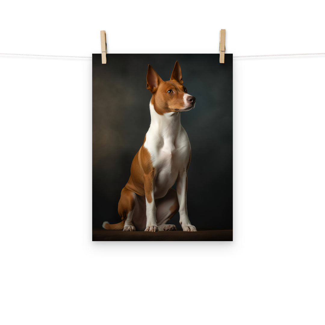 Basenji Photo paper poster - PosterfyAI.com