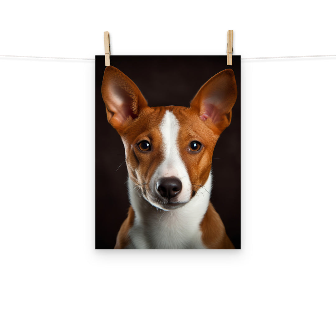 Basenji Photo paper poster - PosterfyAI.com
