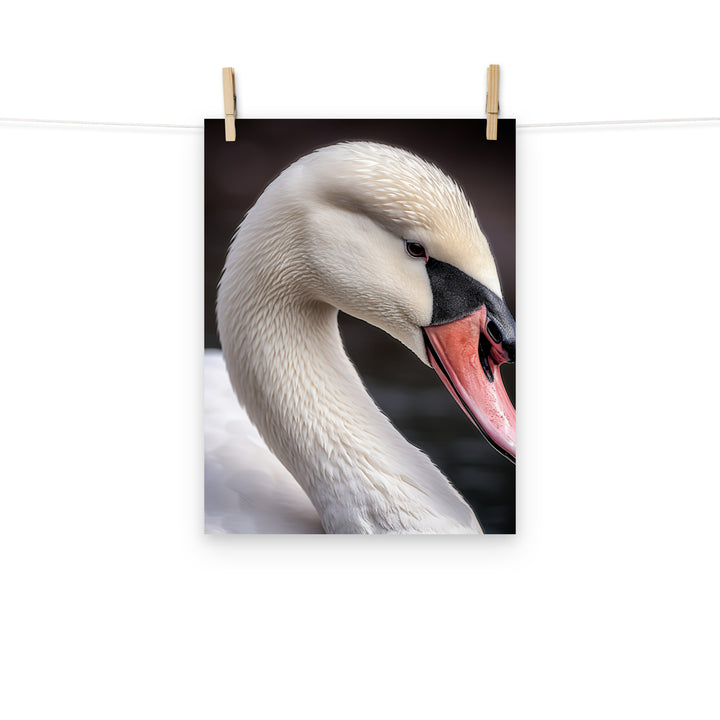 Swan Photo paper poster - PosterfyAI.com