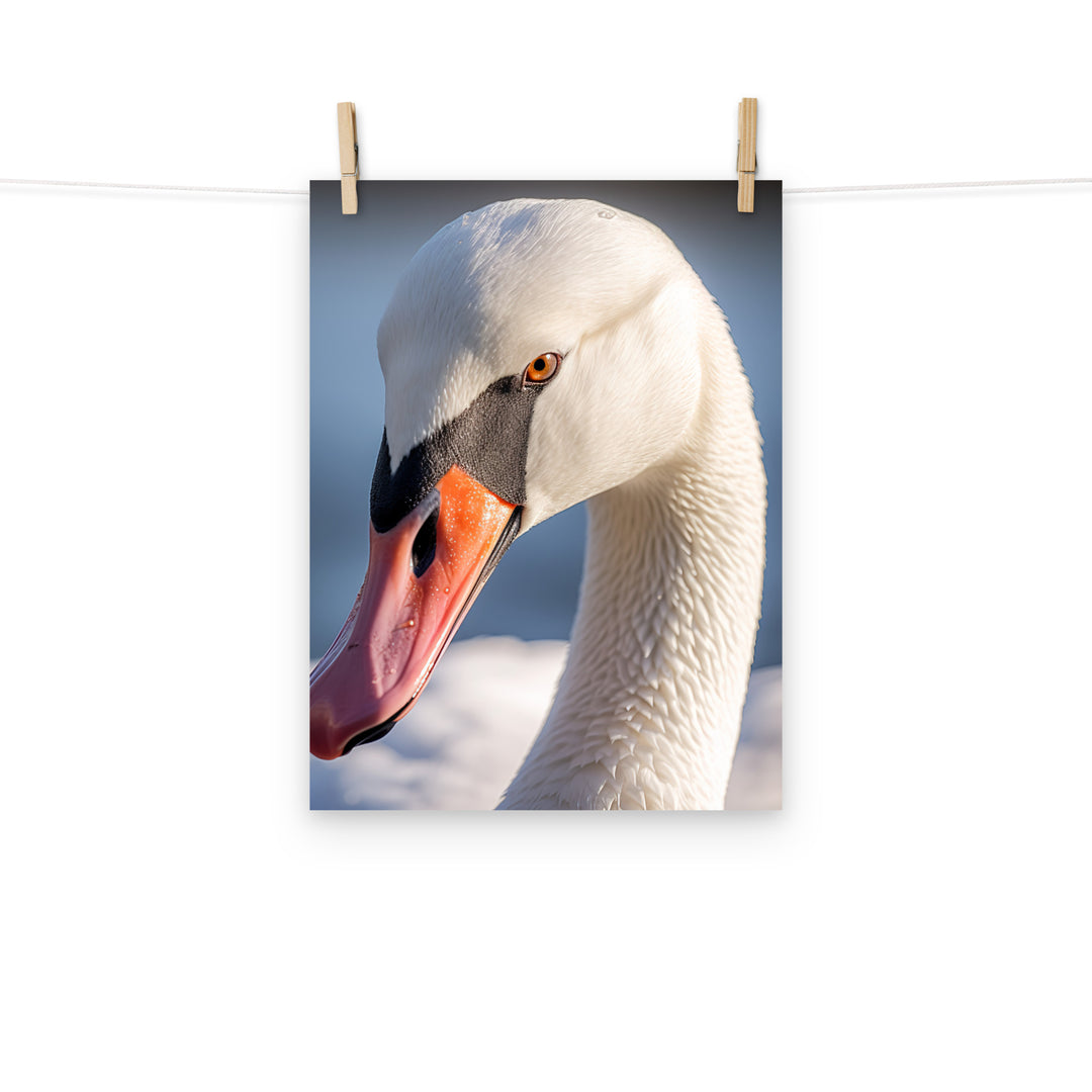 Swan Photo paper poster - PosterfyAI.com