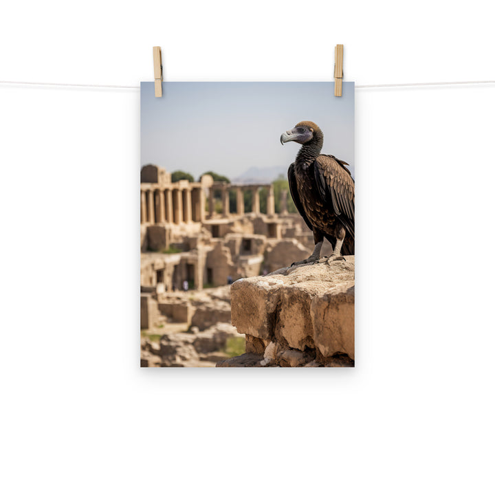 Vulture Photo paper poster - PosterfyAI.com