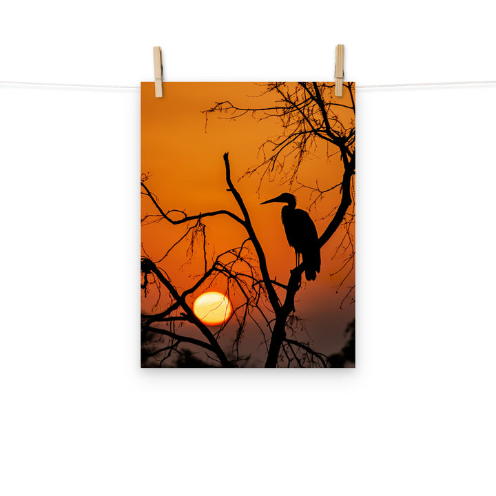 Stork Photo paper poster - PosterfyAI.com