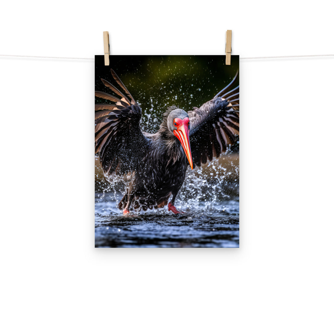 Stork Photo paper poster - PosterfyAI.com
