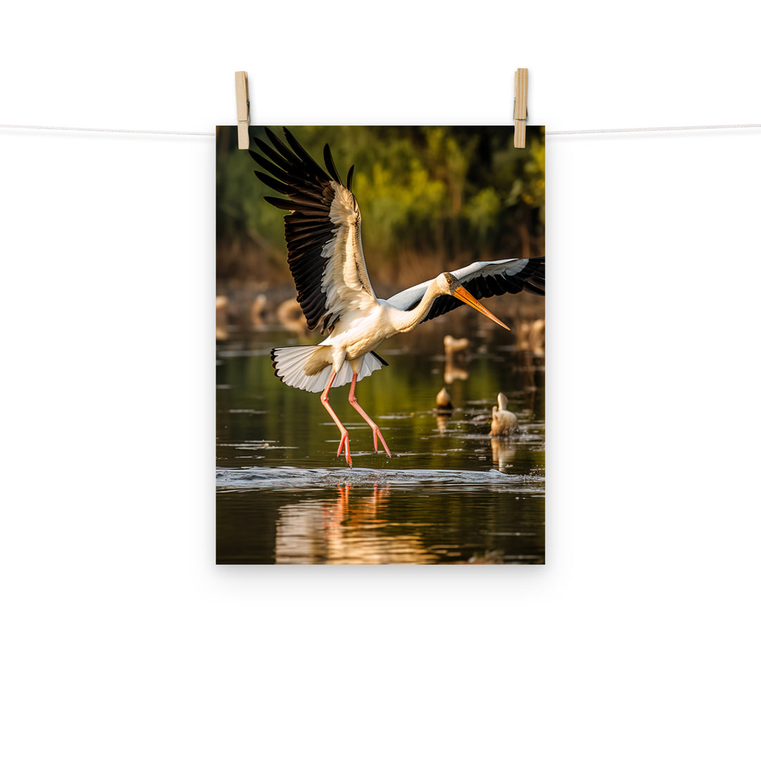 Stork Photo paper poster - PosterfyAI.com
