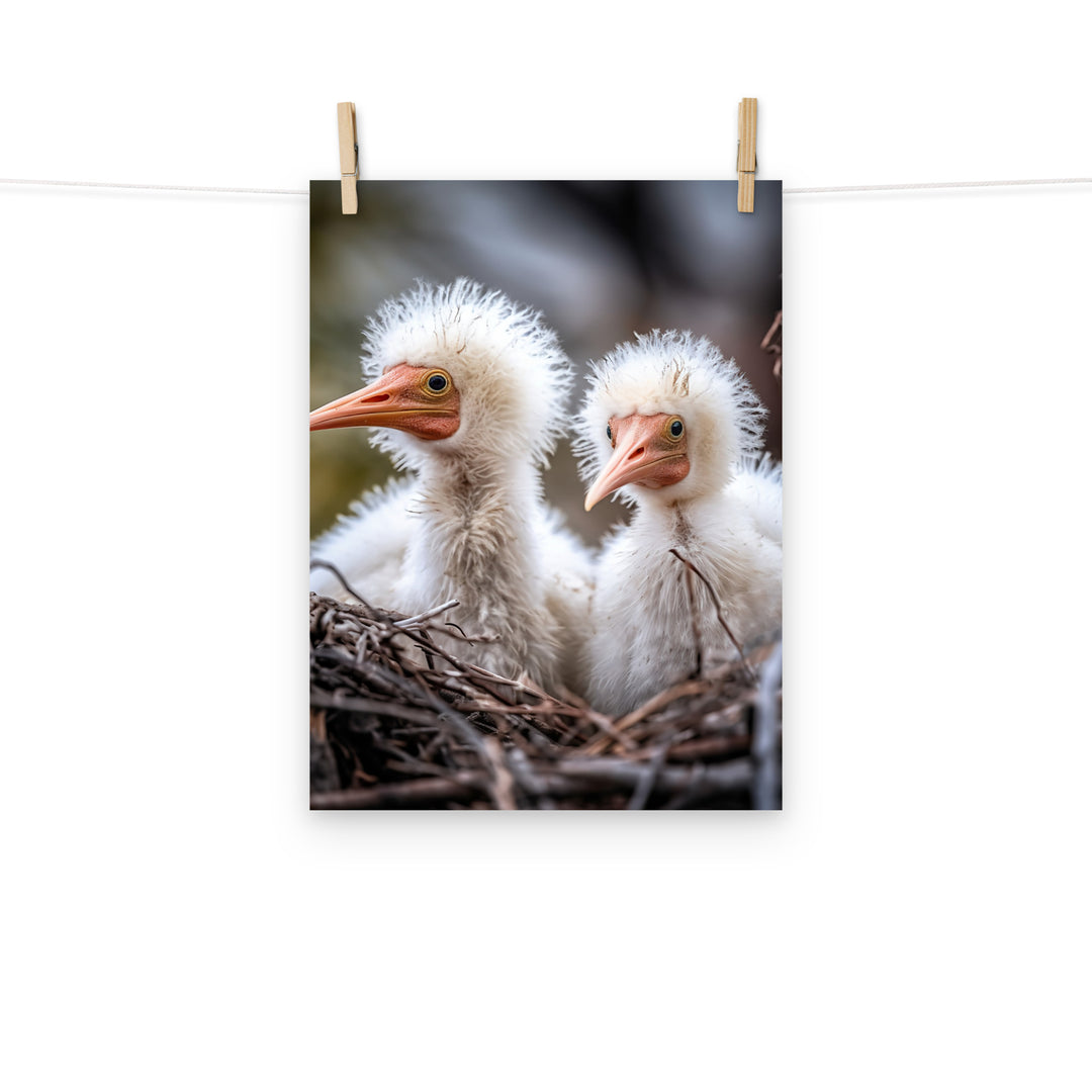 Stork Photo paper poster - PosterfyAI.com