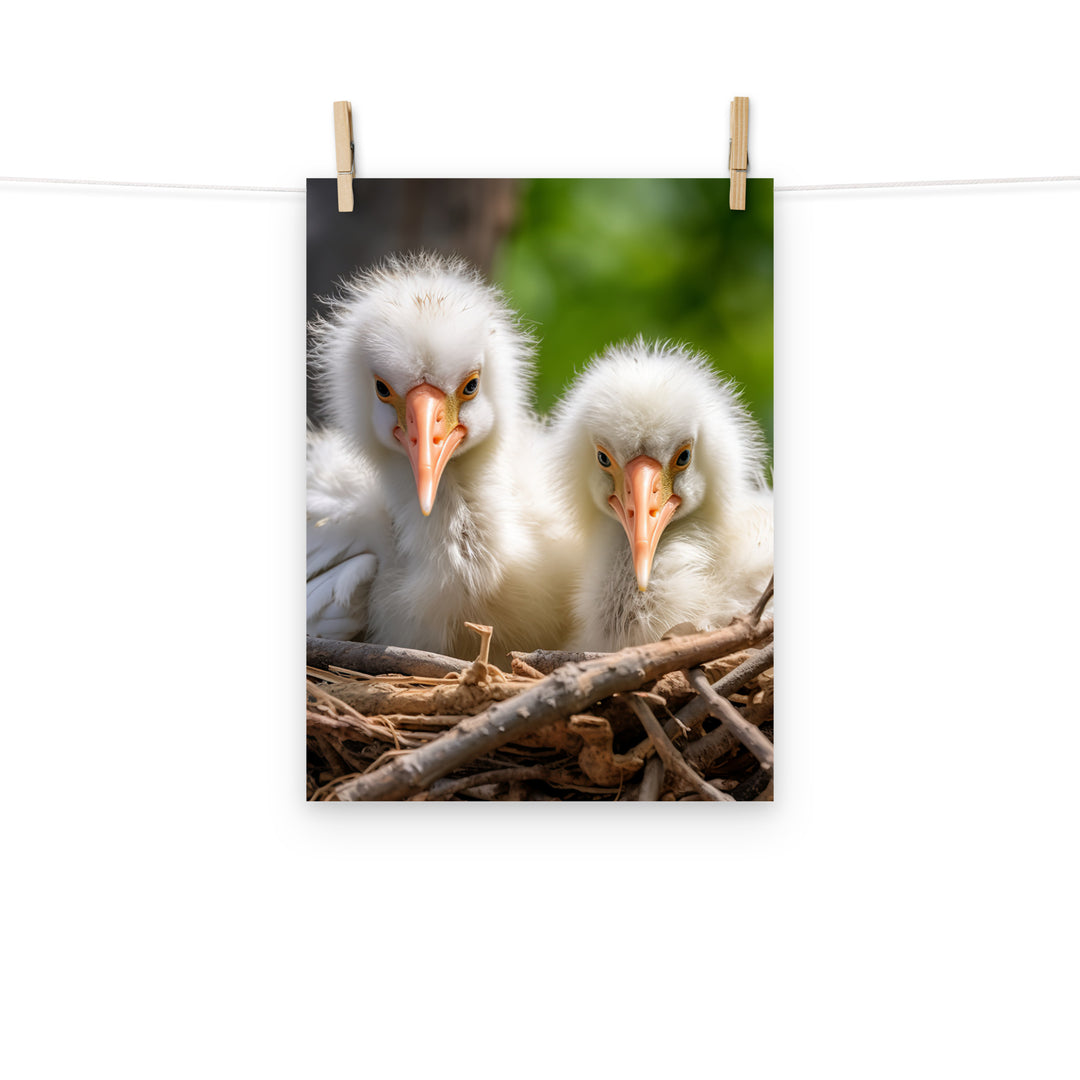Stork Photo paper poster - PosterfyAI.com