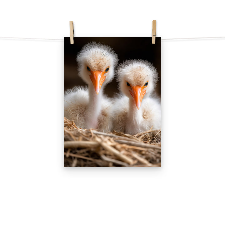 Stork Photo paper poster - PosterfyAI.com