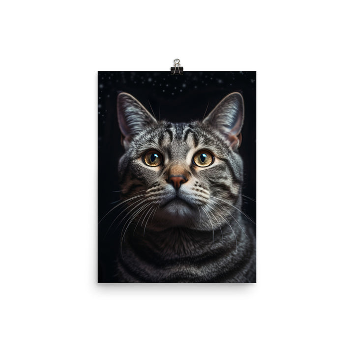American Shorthair Cat Photo paper poster - PosterfyAI.com