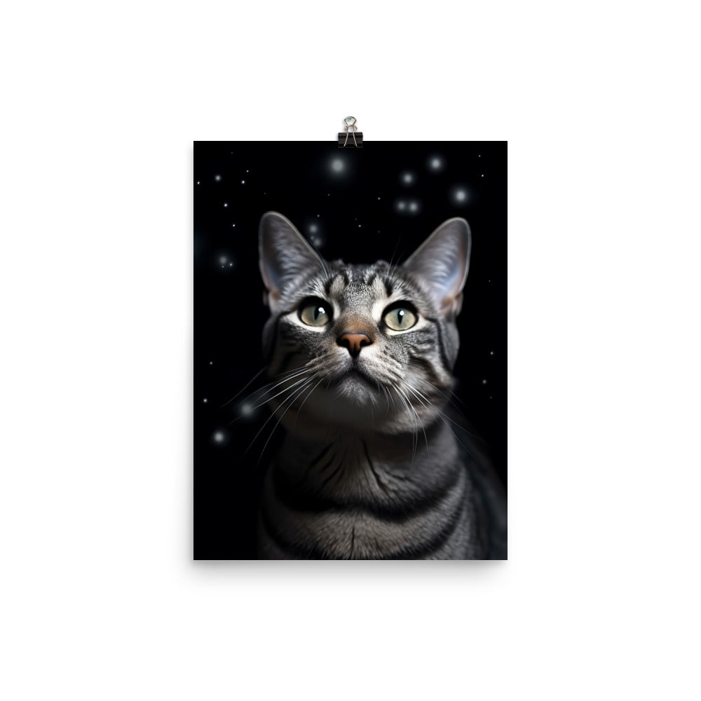 American Shorthair Cat Photo paper poster - PosterfyAI.com