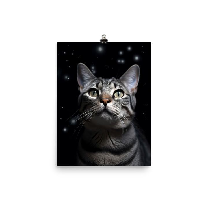 American Shorthair Cat Photo paper poster - PosterfyAI.com