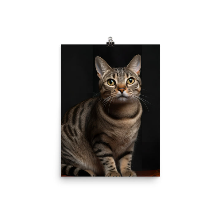 American Shorthair Cat Photo paper poster - PosterfyAI.com