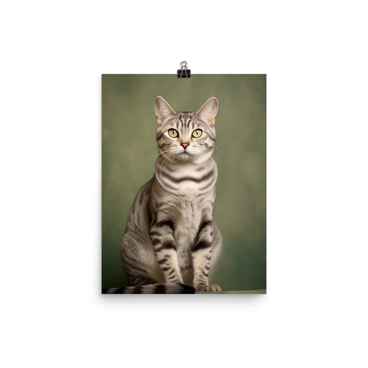 American Shorthair Cat Photo paper poster - PosterfyAI.com