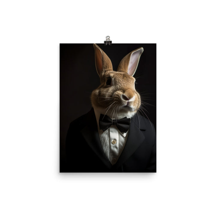 Beveren Bunny Photo paper poster - PosterfyAI.com