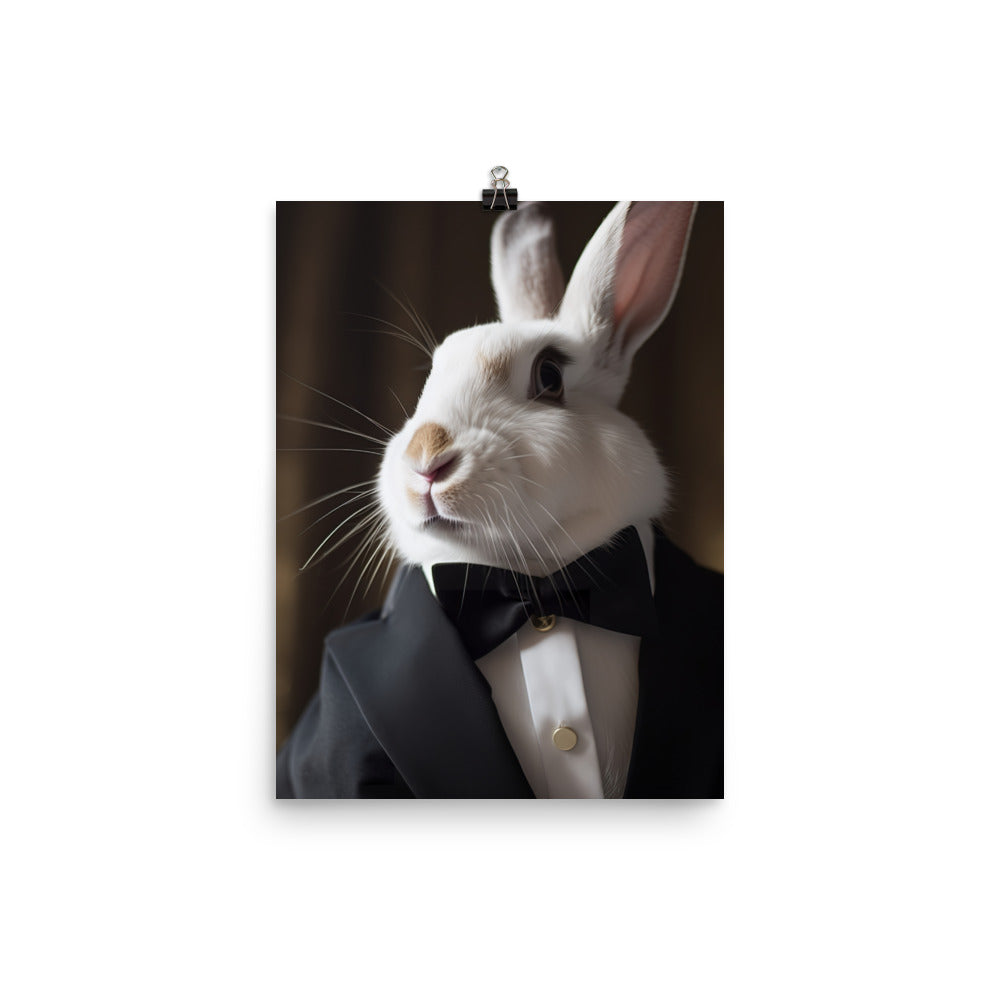 Beveren Bunny Photo paper poster - PosterfyAI.com