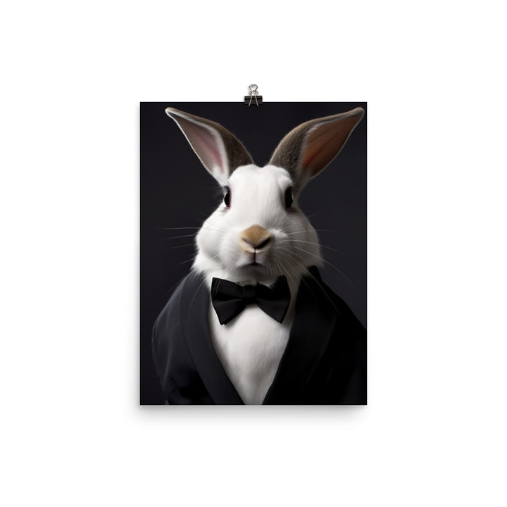 Beveren Bunny Photo paper poster - PosterfyAI.com