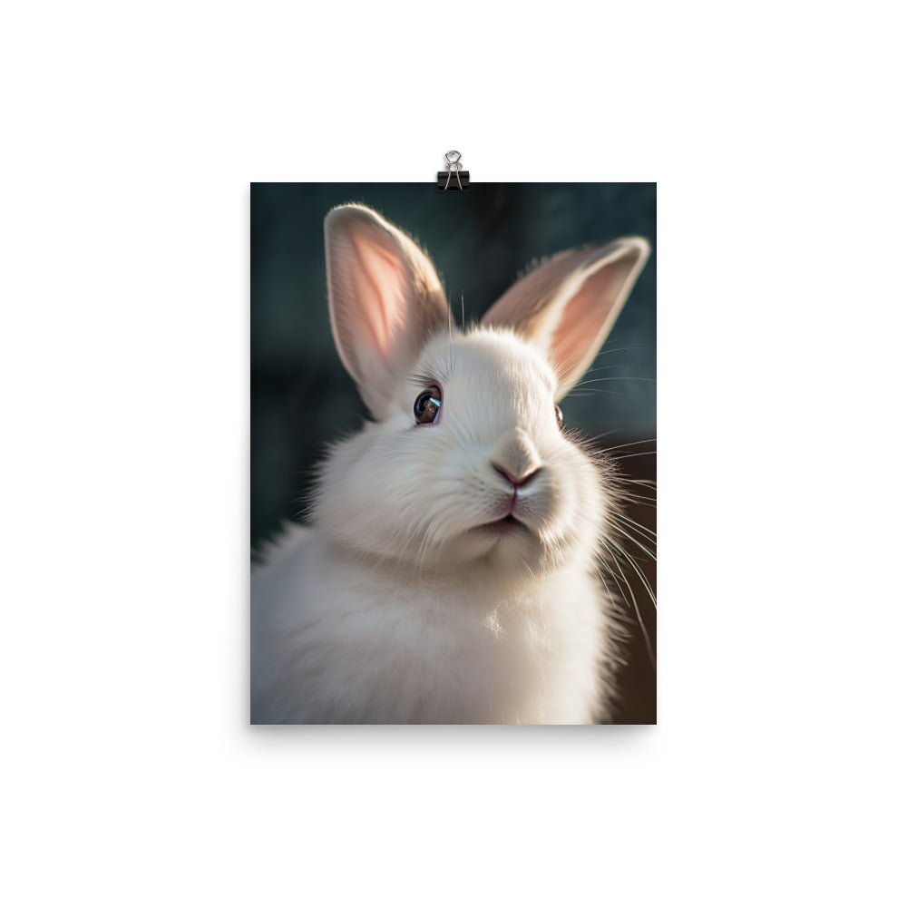 Beveren Bunny Photo paper poster - PosterfyAI.com