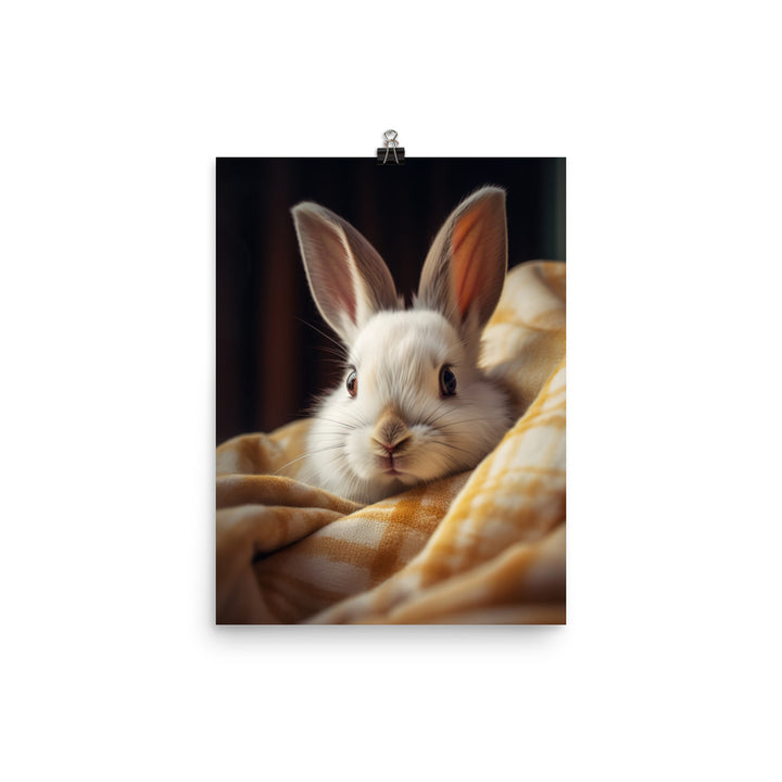 Beveren Bunny Photo paper poster - PosterfyAI.com