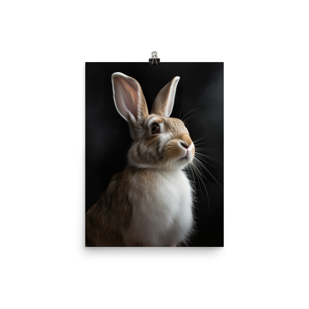 Beveren Bunny Photo paper poster - PosterfyAI.com