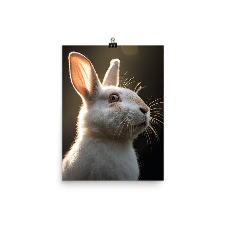 Beveren Bunny Photo paper poster - PosterfyAI.com