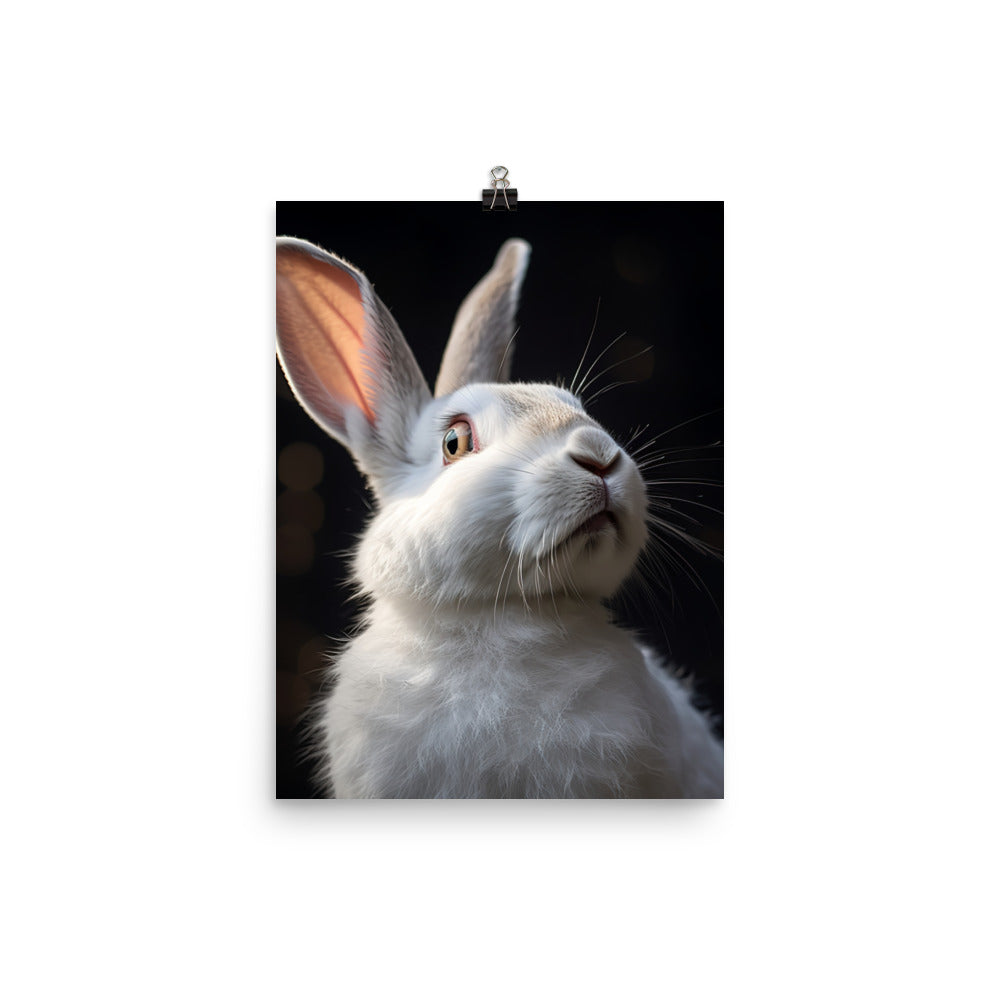 Beveren Bunny Photo paper poster - PosterfyAI.com
