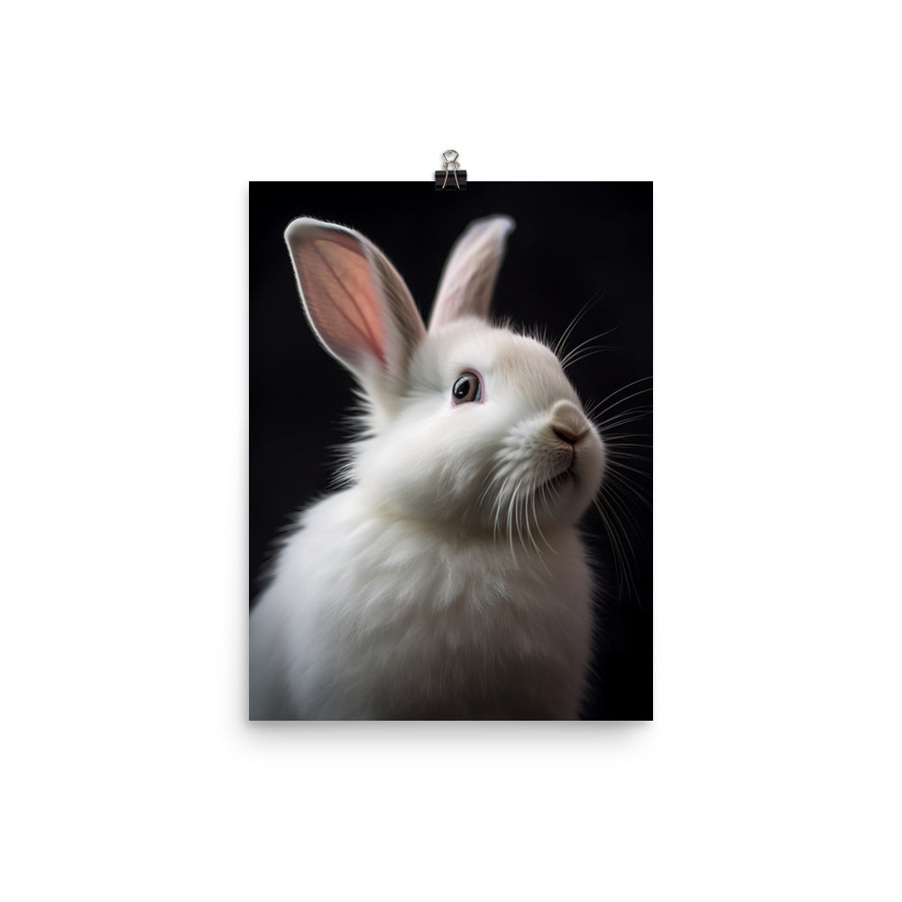 Beveren Bunny Photo paper poster - PosterfyAI.com