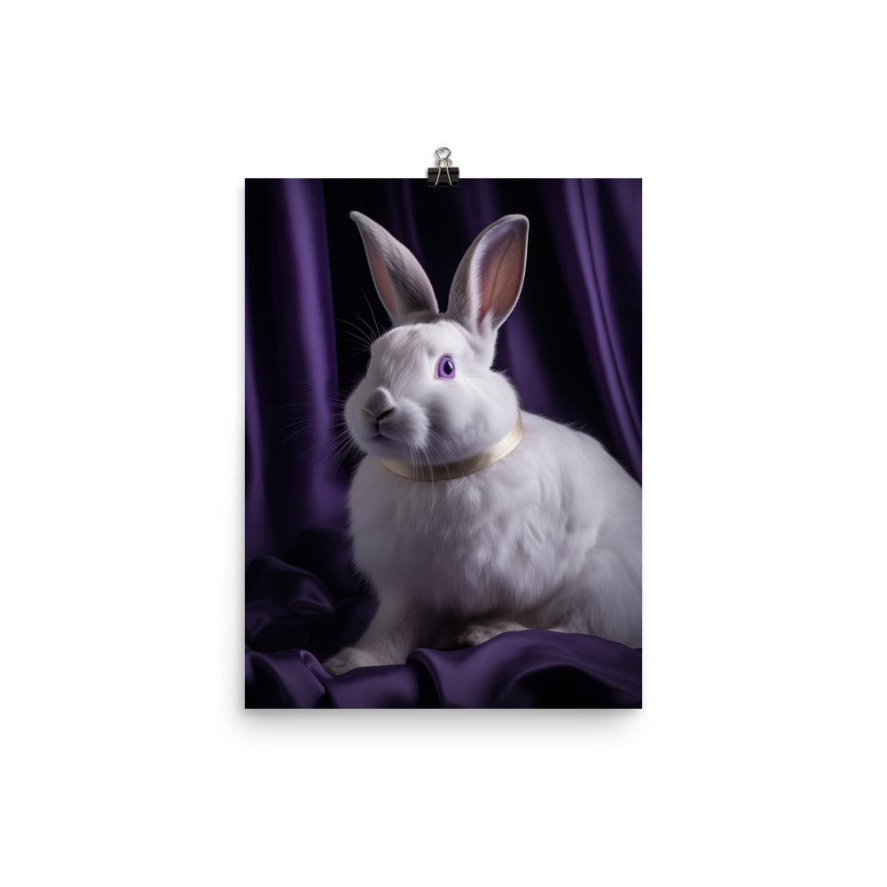 Beveren Bunny Photo paper poster - PosterfyAI.com
