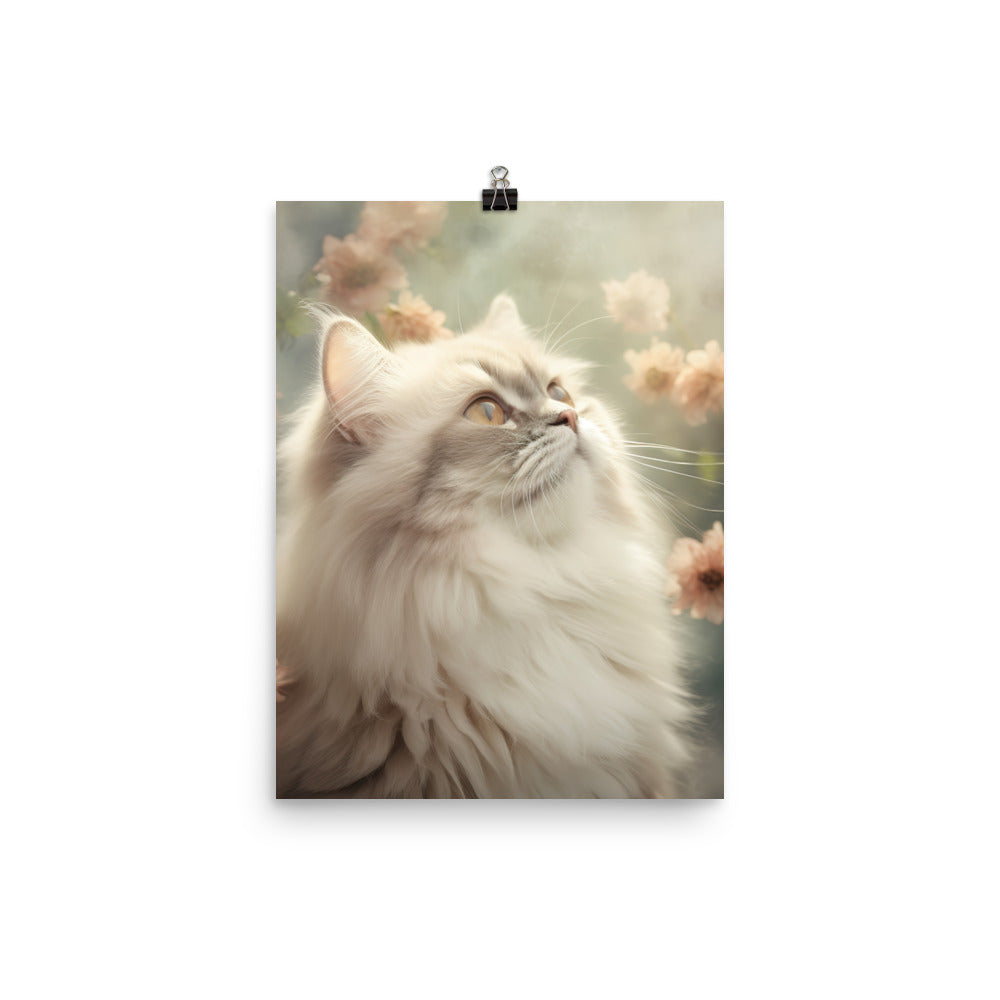 Serene World of Himalayan Kittens Photo paper poster - PosterfyAI.com