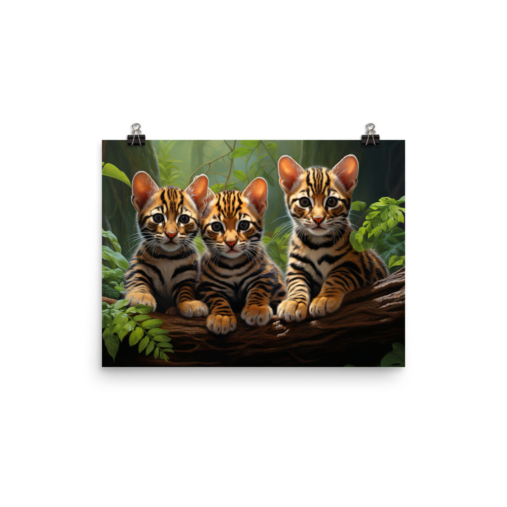 Bengal Photo paper poster - PosterfyAI.com