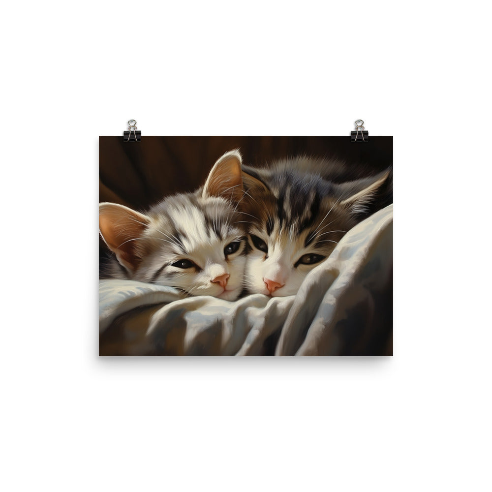 American Shorthair Photo paper poster - PosterfyAI.com